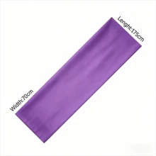 1 Peça Lenço Hijab de Chiffon de Cor Sólida para Mulheres, Lenço de Cabeça Simples, Elegante e da Moda - Malva - Visão 6