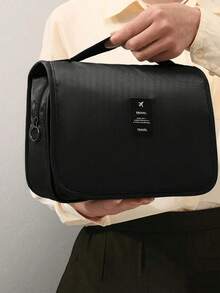 1pc Waterproof Travel Makeup Bag, Hanging Toiletry Bag, Large Capacity Cosmetic Storage Bag, Multi-Layer Makeup Organizer, Portable Handbag, Perfume Storage Box, Suitable For Cosmetics, Skincare, Razors, Personal Care Products, Multi-Color, Spacious And Practical Travel Essential Bag, Suitable For Men And Women, Holiday Gift - Multicolor - View 12