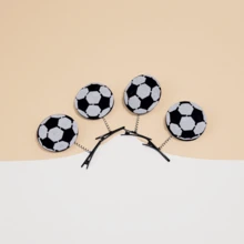 4/2pcs Football Shaped Fashion Hair Clips, Suitable For Football Fans Support, World Cup, Football Matches, Stadium Dress-Up, Sports Events, Photo Props, Sports Parties, Holiday Dress-Up - Football Hair Accessories - View 10