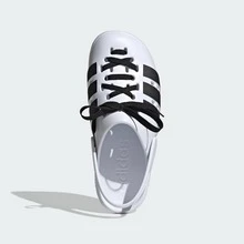 Adidas Adilette Clog 2.0  Unisex Cloud White / Core Black / Gold Metallic JR4027 - 黑與白 - 查看 4