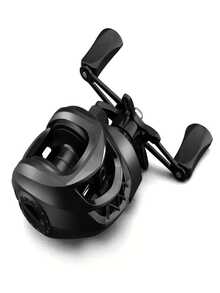1pc Multi-Functional Baitcasting Fishing Reel, Baitcasting Reel, 12-Level Adjustment Ceramic Line Guide - Suitable For Ambidextrous Use, 7.2:1 Gear Ratio, Applicable For Freshwater And Saltwater Fishing - Black - View 9