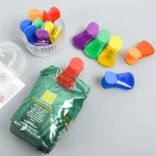 6pcs Magnetic Potato Chip Bag Clips, Moisture-Proof Refrigerator Magnetic Food Sealing Clips, Kitchen Snack Sealing Clips - Clip - View 3