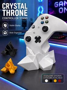 Dudukan Kontroler Kristal, Dudukan Kontroler Game & Ponsel 2-in-1 untuk Meja, Dudukan Display Gamepad Universal, Organizer Meja Dekorasi Ruang Gaming Cetak 3D Geode, Aksesoris Kontroler Video Game, Hadiah Gamer Keren untuk Pria dan Anak Laki-laki - View 6