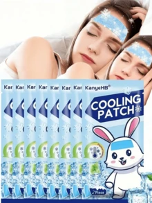40pcs Summer Cooling Patches, Comfortable Gel Patches, Individually Wrapped Portable Cooling Patches Suitable For Home, Travel, Students, Classroom, Outdoor, Camping, Beach, Ideal Summer Small Gift (Randomly Shipped New And Old Models) - Ice Packs - View 2