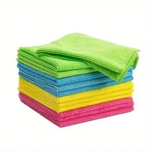 3/5/10 Pcs/Set Super Soft Microfiber Cleaning Sponge Set - Random Color, Suitable For Kitchen, Bathroom, General Household, Hotel, Dorm Cleaning. Furniture Supplier - Multicolor - View 8