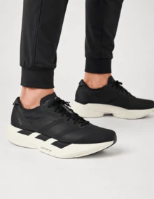 Adidas Adizero Adios Pro 4 舒適百搭 織物 低筒 馬拉松長跑跑步鞋 男款 - 黑色 - 查看 3