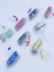 1個高品質4孔8音迷你項鍊口琴,多色可選,初學者音樂樂器,情人節、感恩節、節日吊墜小禮物 - 彩色 - 查看 7