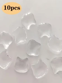 10/26pcs Cat-Shaped Transparent Keycaps - Glossy Cat Eye Design, /White Nail Button Covers, Suitable For QWERTY Typing, Compatible With PC/Laptop, Cute Computer And Cat Lover DIY Typing Aid, Keyboard Gaming, Fun Keyboard, Keyboard And Tablet Protection - View 11