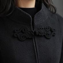 2pcs Luxury Chinese Style Frog Buttons, Metal Woven Knots, Suitable For Cheongsam, Cardigan, Jacket, Dress, Sewing Repair And DIY Clothing Decoration - 2pcs - View 5