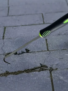 Heavy Duty Metal Weeding And Cultivating Hook, Thickened Metal Weeding And Soil Loosening Hook, Gardening Auxiliary Tool, Gardening Supplies, Gardening Tools, Outdoor Garden Cleaning Supplies, Multi-Functional Gardening Tool, Manual Weeding Rake, Durable Manganese Steel Weeder, Manual Multi-Functional Garden Weeding Tool, Heavy Duty Metal Hand, Multi-Functional Gap Weeding And Moss Removal Prying Tool For Paving Stones And Bricks, Perfect For Weeding, Soil Cleaning, Paving Joint Cleaning, Weeding And Gardening Tools, Sturdy Metal Hook - Multicolor - View 5