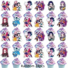 1/24/25pcs 2026 New K-Pop Girl Group Decorative Cards, Themed Desktop Display, Birthday And Fan Party Decoration Accessories, K-Pop Fan Collection Gift - Multicolor - View 8