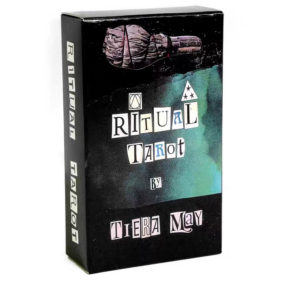 Ritual Tarot Deck By Tiera May,78張塔羅牌占卜卡,適合初學者的巫術遊戲 - 彩色 - 查看 1