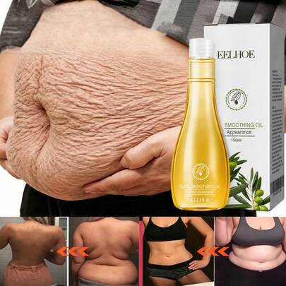 Aceite corporal hidratante y reafirmante | Aceite para el embarazo | Hidrata y mejora la elasticidad de la piel; apto para manos, piernas, glúteos, espalda, y como aceite corporal de uso diario y aceite de masaje.