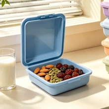350ml wiederverwendbare Kunststoff-Snack-Sandwich-Box, Clip-Verschluss Trockenlebensmittel-Aufbewahrungsbehälter, PP5, mikrowellensichere Lebensmittelboxen für Mahlzeitenvorbereitung, Schüler, Büro, Picknick, Küche - Verschiedenfarbig - Übersicht 12