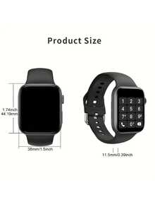 NcmRyu Set Jam Tangan Pintar Olahraga Luar Ruangan + Earphone Layar Sentuh Penuh 2,01 Inci, Mendukung Musik Bluetooth, Berbagai Mode Olahraga, Pemutaran Musik, dan Fungsi Lainnya, Cocok Sebagai Hadiah untuk Teman, Pasangan, Kompatibel dengan Android dan iOS - View 7