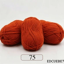 EDCUEBE7 Mixed Color 5-Ply Milk Yarn, Common Colors, Suitable For Crochet - For Mats, Carpets, Clothing, Scarves And Beginner DIY Projects - 5 Strands Of 50g Yarn - View 95