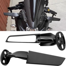 Motorcycle Rearview Mirrors Compatible With Kawasaki 300 400 650 CBR300R CBR500R CBR600RR CBR1000RR Suzuki GSXR 600 750 R15 R25 YZF600R - A - View 1