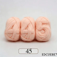EDCUEBE7 Mixed Color 5-Ply Milk Yarn, Common Colors, Suitable For Crochet - For Mats, Carpets, Clothing, Scarves And Beginner DIY Projects - 5 Strands Of 50g Yarn - View 62