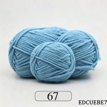 EDCUEBE7 Mixed Color 5-Ply Milk Yarn, Common Colors, Suitable For Crochet - For Mats, Carpets, Clothing, Scarves And Beginner DIY Projects - 5 Strands Of 50g Yarn - View 46