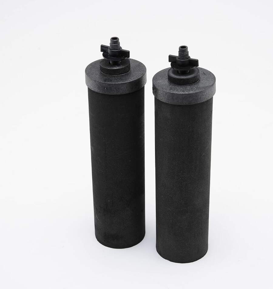 Berkey Authentic Black Berkey Purification Elements - Berkey Water Purifier Replacement Filters (Set O F 2 Black Berkey Elements) - Visa 1