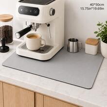 1 Kitchen Countertop Absorbent Mat, Bar Drain Mat, Coffee Machine Mat, Free Washable Heat Insulation Mat, Kitchen Decor Living Room Home Decor Living Room - Multicolor - View 22