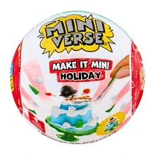 MGA Entertainment MGA's Miniverse Make It Mini , The Grinch Dr. Seuss, Mini Collectibles, Mystery Blind Packaging, Seasonal, DIY, Crafts, Resin Play, Replica Food, NOT Edible, Collectors, Gift(Random) - Multicolor - View 2