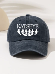 Unisex Fashion Essential Highly Attractive All-Season Decorative "KATSEYE Six Girls" Graphic Print Baseball Cap, Lightweight & Portable, Washable, Gift For Family And Friends - Washed Cap - View 16