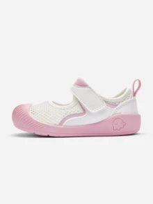 Balabala Baby Walking Shoes Children's Sandals Baby Boys' Girls' Shoes Summer Mesh Breathable Slip-Proof - White Red - View 3