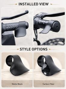 Motorcycle Throttle Assist Grip, Anti-Slip Handle Control Auxiliary Grip Assist Tool Motor Assist Clamp, Motorcycle Upgrade Accessory - A - View 8