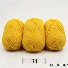 EDCUEBE7 Mixed Color 5-Ply Milk Yarn, Common Colors, Suitable For Crochet - For Mats, Carpets, Clothing, Scarves And Beginner DIY Projects - 5 Strands Of 50g Yarn - View 61