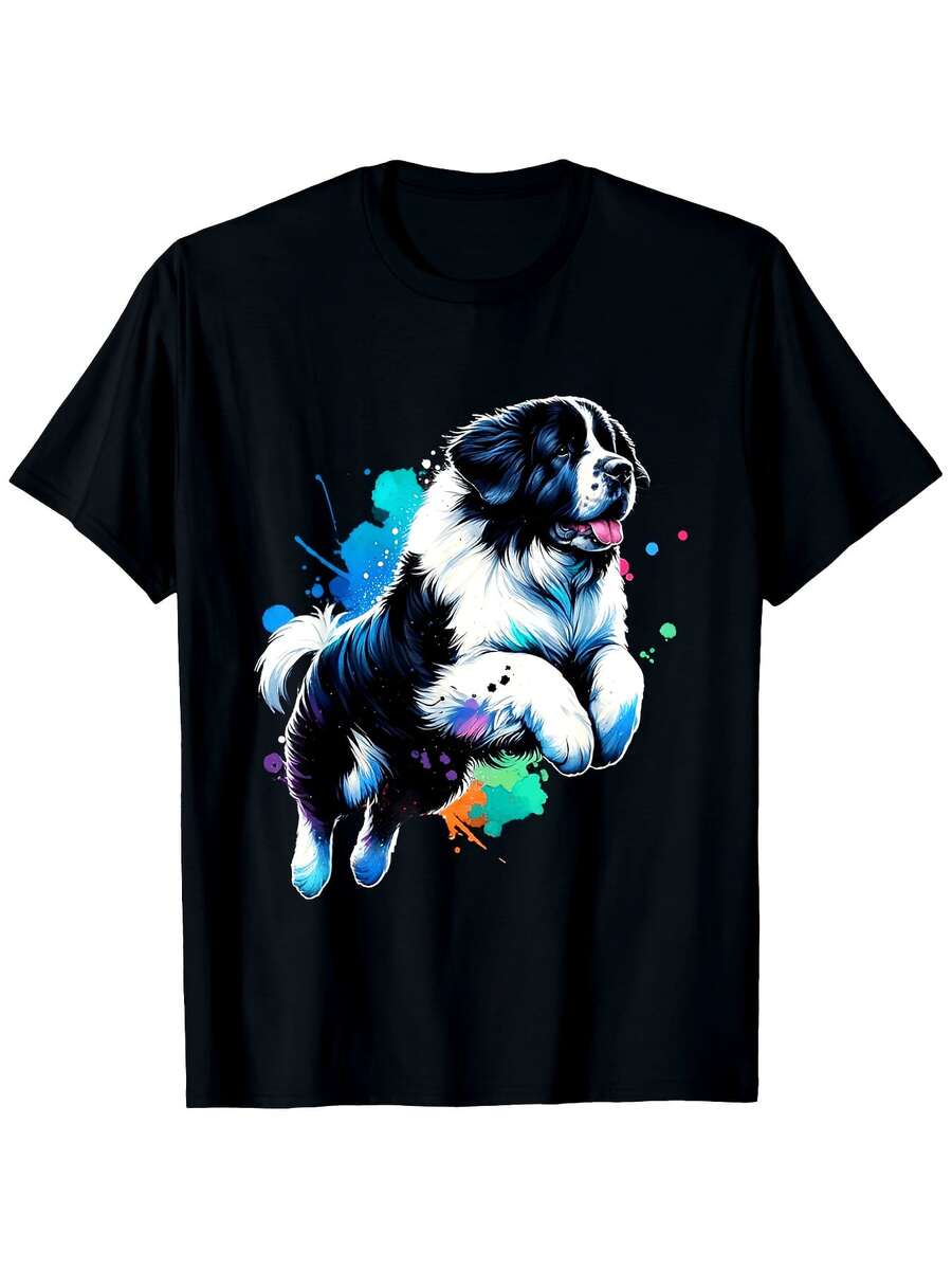 fico de Perro Newfoundland de Ojos Azules, Transpirable y Resistente para Todas las Temporadas, Perfecta para Senderismo, Entrenamiento o Uso Casual - Excelente Regalo para Amantes de Perros - Negro - Ver 1