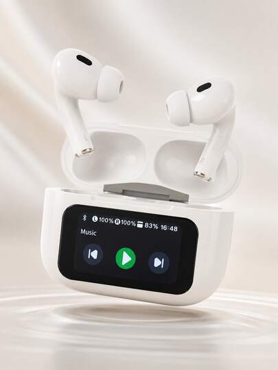 Wireless Earbuds, Bluetooth Headphones, Wireless Headset, Essential For Listening To Music And Gaming, Comfortable To Wear, Comes With Data Cable, Charging Case, Unisex