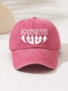 Unisex Fashion Essential Highly Attractive All-Season Decorative "KATSEYE Six Girls" Graphic Print Baseball Cap, Lightweight & Portable, Washable, Gift For Family And Friends - Washed Cap - View 13