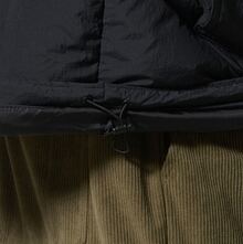 Jaket puffer berkerudung hangat berbahan bulu angsa dengan logo tiga garis adidas Originals PUFFER DOWN untuk pria. - Hitam - View 7
