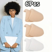 2/4/6Pcs Soft Breathable Thick Sponge Shoulder Pads, Suitable For Women - Elegant Theme Design, Multi-Purpose Applicable To Dresses, Jackets, Shirts - Unisex Clothing Accessories, 3 Colors, Clothing Pads, Soft Texture - Multicolor - View 20