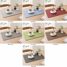 1 Kitchen Countertop Absorbent Mat, Bar Drain Mat, Coffee Machine Mat, Free Washable Heat Insulation Mat, Kitchen Decor Living Room Home Decor Living Room - Multicolor - View 2