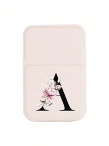 White Mini Initial Folding Portable Makeup Mirror, Printed With Purple Flowers A-Z Letters, With Stand Makeup Mirror, Travel Mirror, Beauty Product, Desktop Makeup Mirror, Rectangular Desktop Compact Makeup Mirror, Foldable Small Minimalist Makeup Mirror, Student Dorm Back To School Mirror, Back To School Gift, Travel Portable Makeup Mirror, Suitable For Women Gifts - Back To School Season, Best Gift For Teachers - Multicolor - View 23