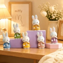 (Random 1pc) Official Licensed Miffy ABS Desktop Storage Organizer - Multifunctional Pen & Phone Sundry Holder - Multiple Pattern Random Shipment - Household & Office Daily Storage Decor - For Users Aged 14+ - Not - Multicolor - View 5
