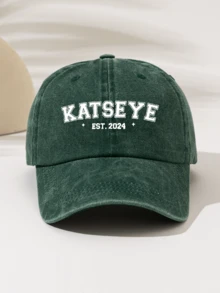 1pc Washed Baseball Cap Unisex Fashion Essential Highly Attractive All-Season Decorative "KATSEYE 2024" Printed Pattern, Gift For Family And Friends, Lightweight And Portable Washed Baseball Cap - Washed Cap - View 13