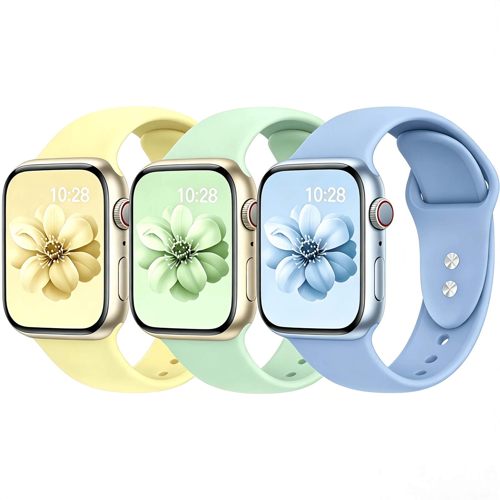 3件組相容錶帶，相容於 Series 11/10/9/8/7/6/SE/SE2/SE3/Ultra 2/Ultra 3 及所有型號 (38mm/40mm/41mm/42mm/44mm/45mm/46mm/49mm) - 可調節運動錶帶，相容於，優雅節日禮物，相容於 Apple
