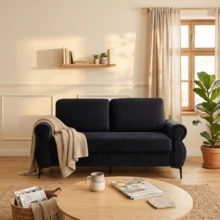 FX-P21EU-(SOFA 5180-41) - Demountable Sofa With Robust Frame - Easy Assembly, Durable Construction - 黑色 - 查看 7