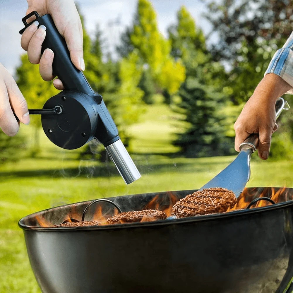 Portable Manual Blower, Suitable For BBQ, Camping And Fire Starting - Efficient And Easy To Use, Perfect Christmas Gift For Stoves - Manual Blower - View 1