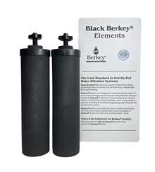 Berkey Authentic Black Berkey Purification Elements - Berkey Water Purifier Replacement Filters (Set O F 2 Black Berkey Elements) - 查看 2