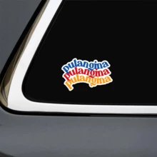 (1PC) 3 Inch Waterproof Removable PVC Vinyl Sticker Decal - Bold Filipino Slang Typography In Blue Red Yellow, Funny Pinoy Meme Aesthetic For Laptop, Water Bottle, Phone Case, E-Reader, Skateboard - Gen Z Humor Gift - 3*1.93 Inches - View 6