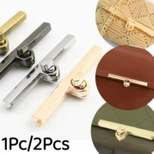 1個/2個裝復古合金旋轉鎖扣，耐用金屬旋轉鎖，適用於手工包、錢包和編織包，金色/銀色/古銅色/槍灰色可選 - 多色 - 查看 12