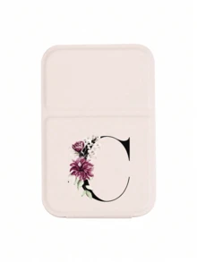 White Mini Initial Folding Portable Makeup Mirror, Printed With Purple Flowers A-Z Letters, With Stand Makeup Mirror, Travel Mirror, Beauty Product, Desktop Makeup Mirror, Rectangular Desktop Compact Makeup Mirror, Foldable Small Minimalist Makeup Mirror, Student Dorm Back To School Mirror, Back To School Gift, Travel Portable Makeup Mirror, Suitable For Women Gifts - Back To School Season, Best Gift For Teachers - Multicolor - View 21