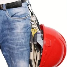 1/2/3/4/5 cái kẹp găng tay, màu ngẫu nhiên, thiết kế cho an toàn lao động, móc khóa nam, kẹp thắt lưng găng tay, kẹp an toàn lao động, giá giữ găng tay, dùng cho vòng đai bảo vệ cho công nhân xây dựng, kẹp găng tay chống thất lạc phù hợp cho sử dụng công nghiệp và chuyên nghiệp - Nhiều màu - Xem 5