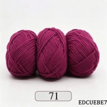 EDCUEBE7 Mixed Color 5-Ply Milk Yarn, Common Colors, Suitable For Crochet - For Mats, Carpets, Clothing, Scarves And Beginner DIY Projects - 5 Strands Of 50g Yarn - View 39
