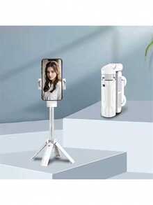 Wireless Mini Selfie Stick Tripod With Remote Control - Portable Anti-Shake, Extendable Design, Suitable For Travel, Gatherings And Live Streaming - Perfect Gift For Valentine's Day Or Birthday - Black And White Options, Mini Phone Tripod, Party Accessory, Fashionable And Compact - 彩色 - 查看 10