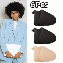 2/4/6Pcs Soft Breathable Thick Sponge Shoulder Pads, Suitable For Women - Elegant Theme Design, Multi-Purpose Applicable To Dresses, Jackets, Shirts - Unisex Clothing Accessories, 3 Colors, Clothing Pads, Soft Texture - Multicolor - View 23